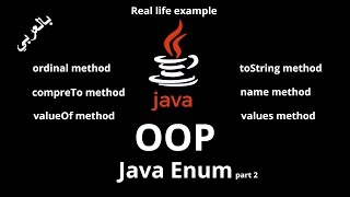 #062 [JAVA] - Java Enum ( Real life example,  ordinal, compreTo, toString, name, valueOf, values )