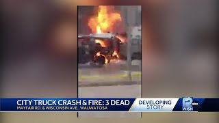 Victims identified in fiery fatal Wauwatosa crash