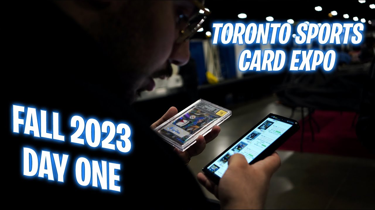 VIP DAY AT THE EXPO 🔥 Toronto Sports Card Expo Day One YouTube