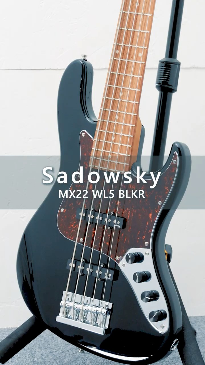 Sound Demo】Sadowsky / MX22 WL5 BLK/R - YouTube