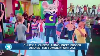 Chuck E. Cheese announces bigger and better summer fun pass