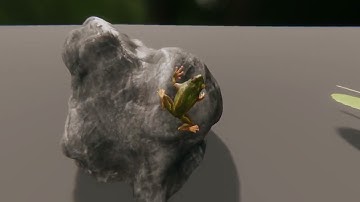 Unity Frog Procedural Animation 2 - Climbing + Swimming