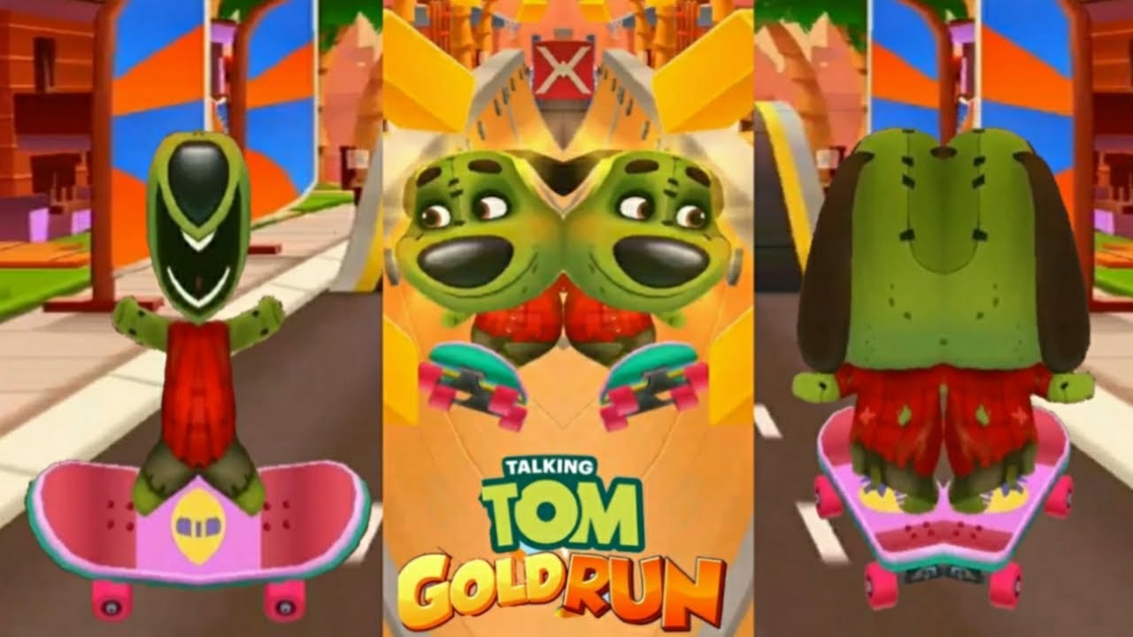 TALKING TO GOLD RUN -- ZOMBIE BEN RUNNING IN SKATER WORLD  MIRROR MODE