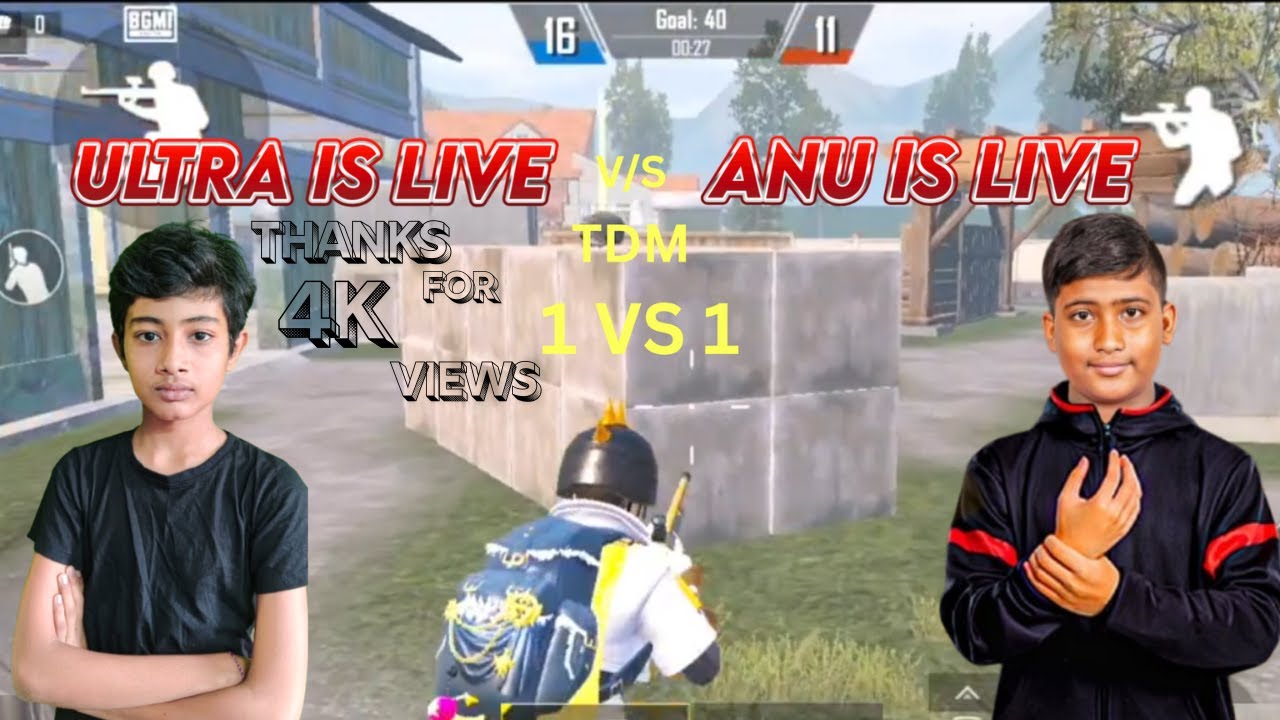 ultra is live vs anu is live || bgmilivegameplay #bgmiroommatch 🔥🔥🔥