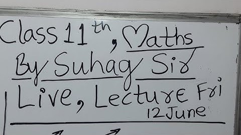 02 Seq Ser Live Class 11 Sequence & Series Lectur 2 AP Fri 12 June Teko