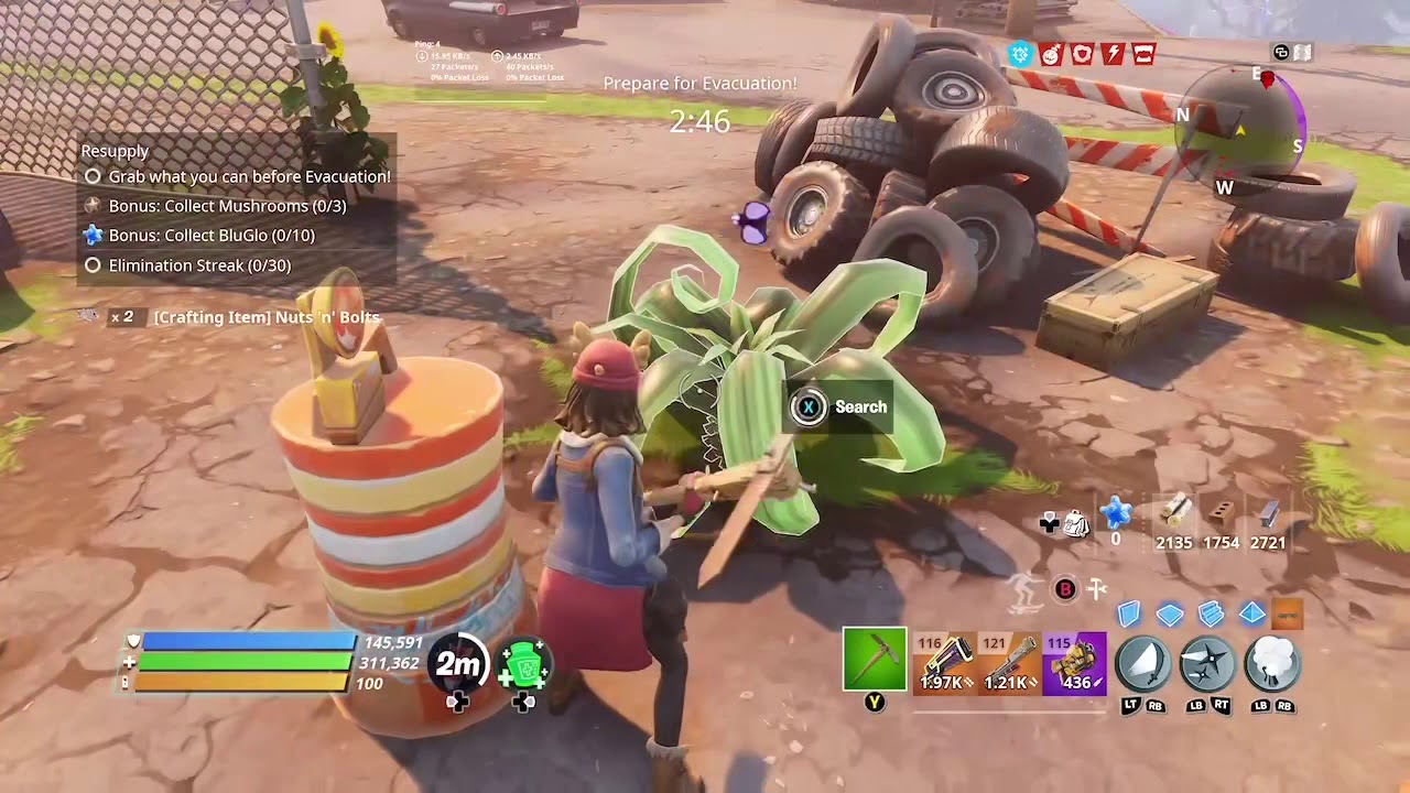 2 Hero superchargers one mission Mild Meadows Venture Zone Fortnite