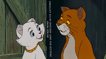 Aristocats - O´Malley saves Duchess and the kittens from Edgar (HD)