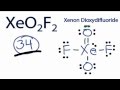 XeO2F2 Structure and Valence Electrons