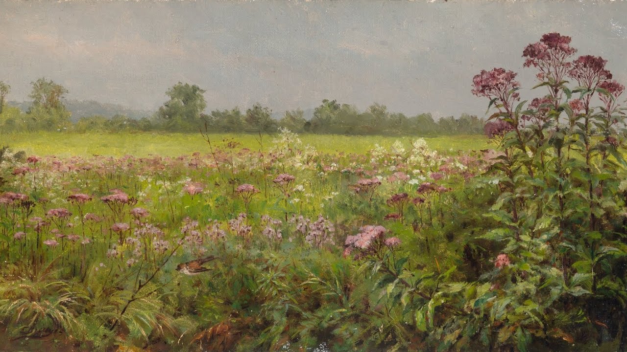 Fidelia Bridges (1834–1923) ✽ American artist ✽ Canzona - Secret Garden