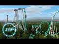 360  vr  high dive coaster pov  4k  60fps  3d