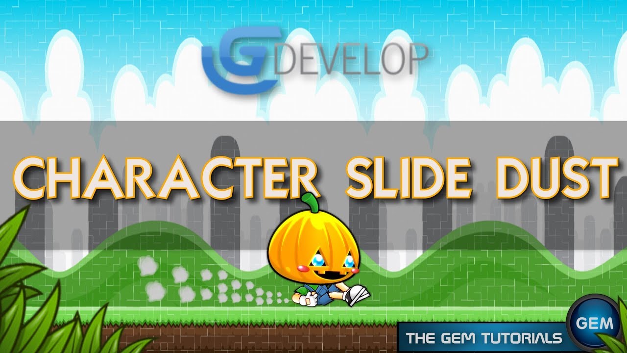 Character Slide Dust | GDevelop 5 - YouTube