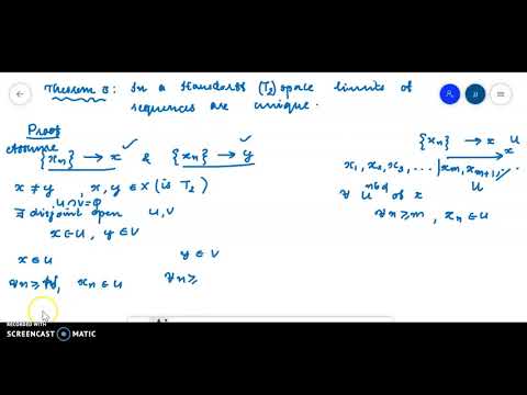 Uniqueness of limits