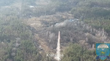 Russian UR 77 Meteorit destroys Ukrainian trenches near Kreminna!