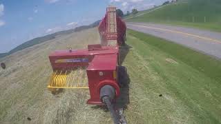 Getting ready for the wife to square bale.