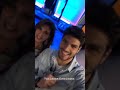 Elia Fongaro backstage mediaset