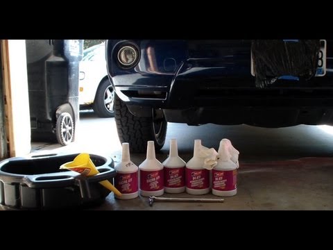 DIY Toyota Highlander V6 1st Gen 2001 - 2007 Drain Refill Transmission Fluid by onza04