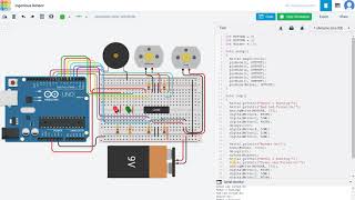 DC MOTOR, BUZZER, LED | ARDUINO