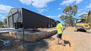 Building a Proper Sandstone Retaining Wall
