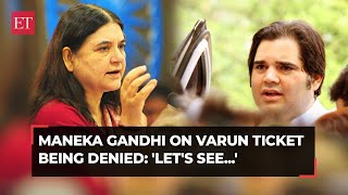 Maneka Gandhi on Varun Gandhi ticket being denied: 'Let's see after the elections…'