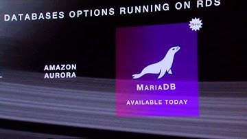 Introducing Amazon RDS for MariaDB