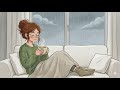 Sarah’s Rainy Afternoon | Cozy A1 English Story ☕ Rain Sounds for Sleep & Relax