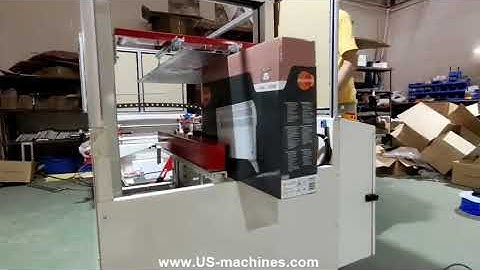 Wine bottle empty box case erecting forming making machine automatic box erector video