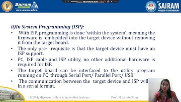 Lecture video 18CS44 module5 Intrgration and testing of Hardware Firmware Lorate Shiny