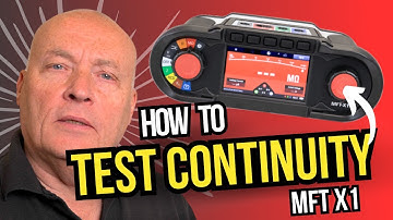 How to Test Continuity with a Megger MFT X1 - Easy!