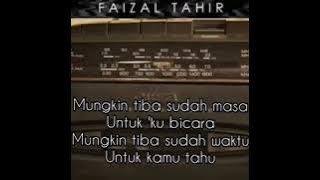 Faizal tahir - ratu  (lirik video)