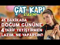 45 Dakikada Doğum Günü Partisine Tam 4 Tarif Yetiştirmen Lazım. Ne Yaparsın? | Çat Kapı B25