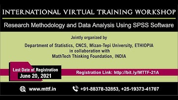 Day-4: Training Workshop on Research Methodology and Data Analysis Using SPSS Softwar