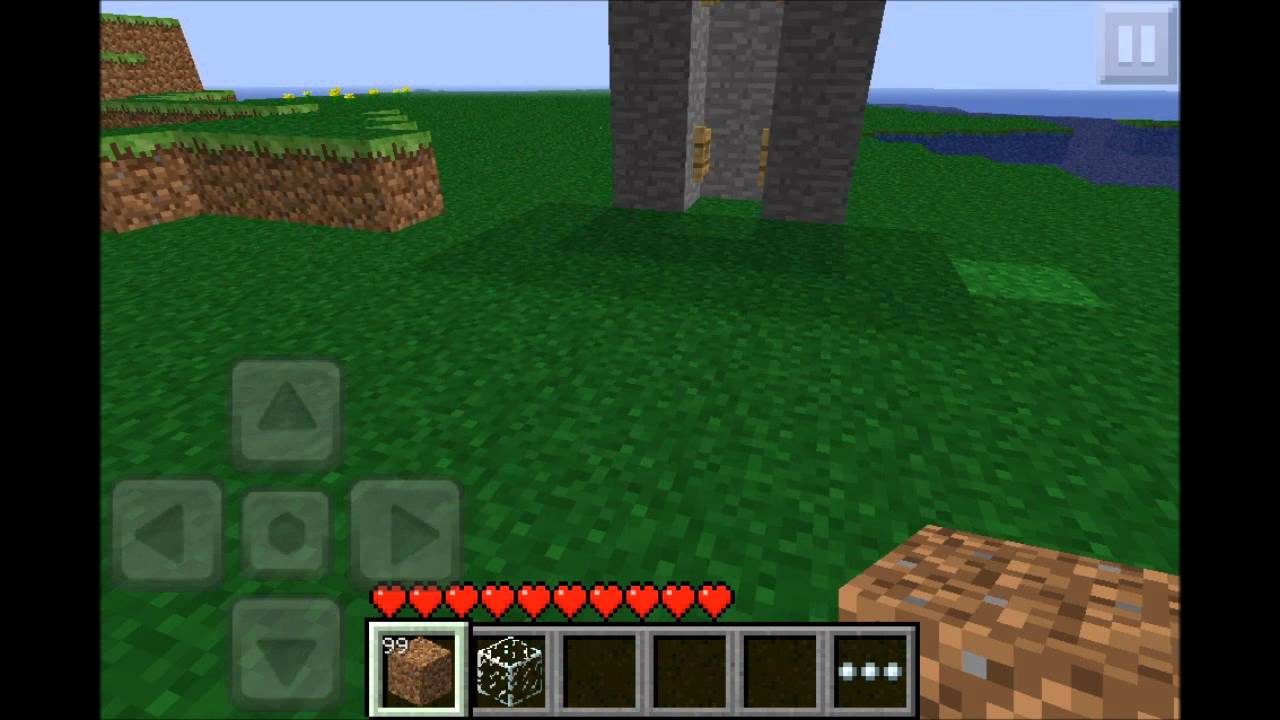 Minecraft Pocket EditionHow To Build a Water Elevator YouTube