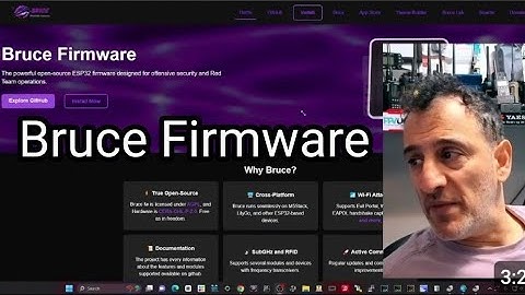 BRUCE FIRMWARE - open-source ESP32 firmware