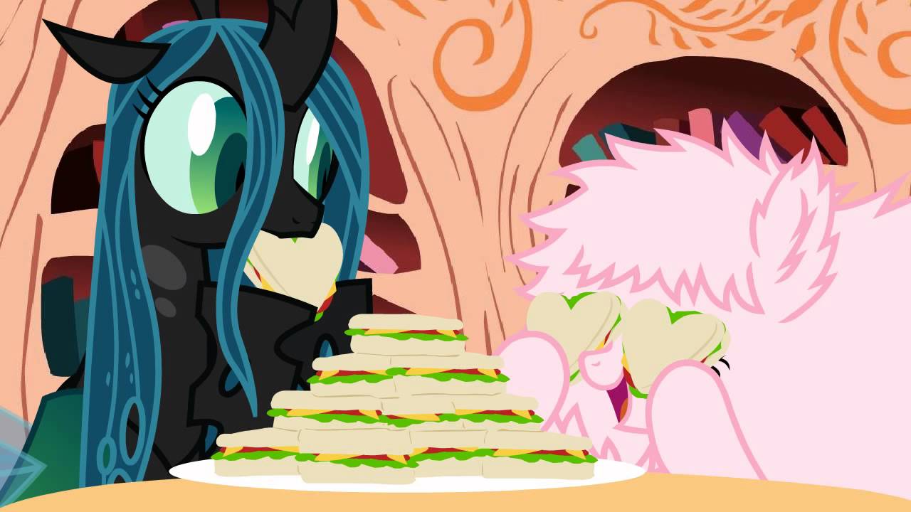 Fluffle puff and chrysalis
