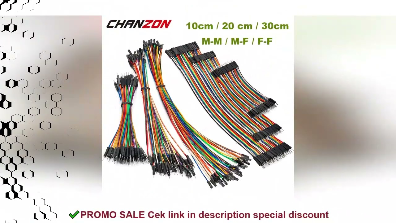 40-120Pcs 10cm 20cm 30cm Dupont Cable Line Jumper Wire Kit Male Female 24AWG Copper Long Ribbon Conn