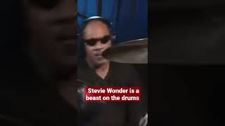 Stevie Wonder is a Beast on the Drums #shorts #steviewonder