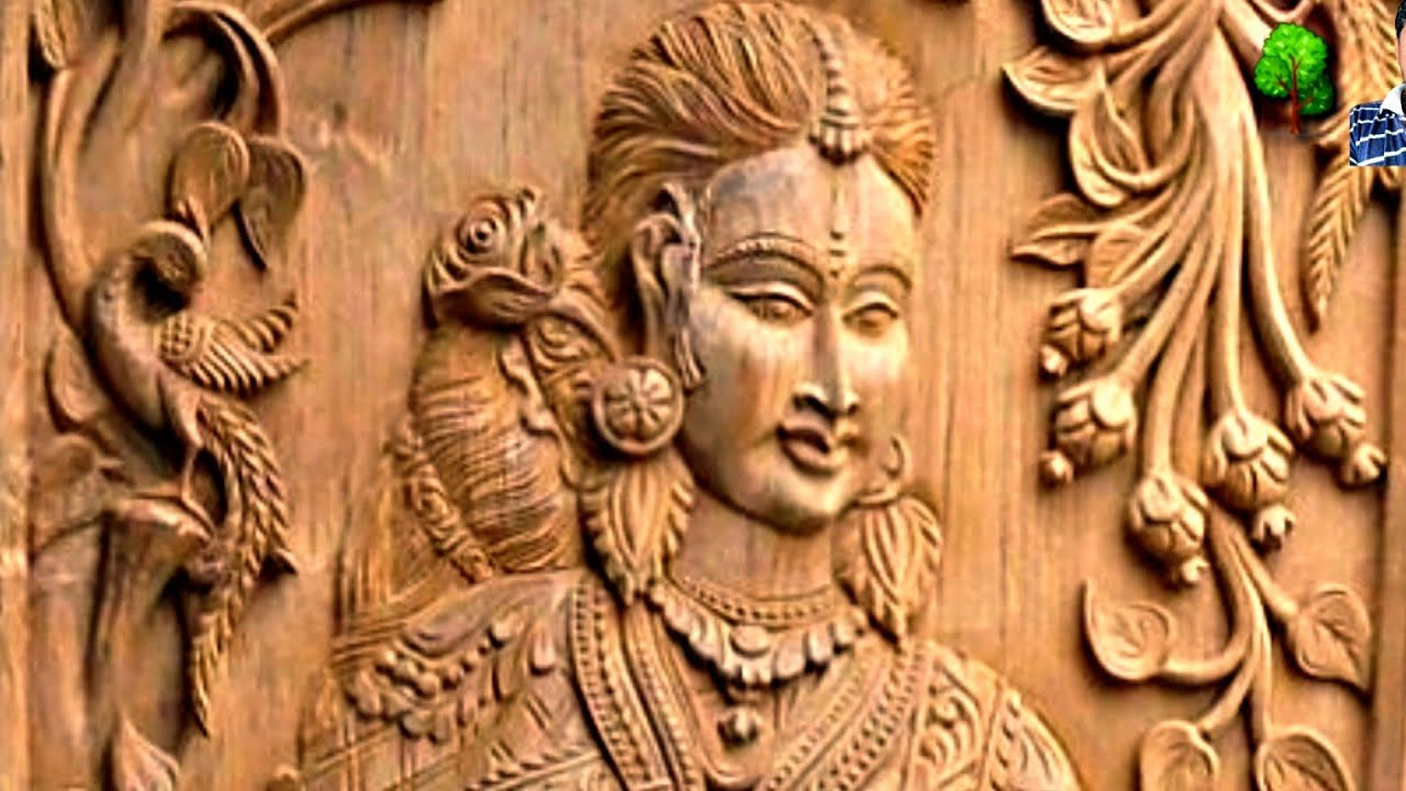 Wood carving main doors designing Kaveri is beautiful work ...