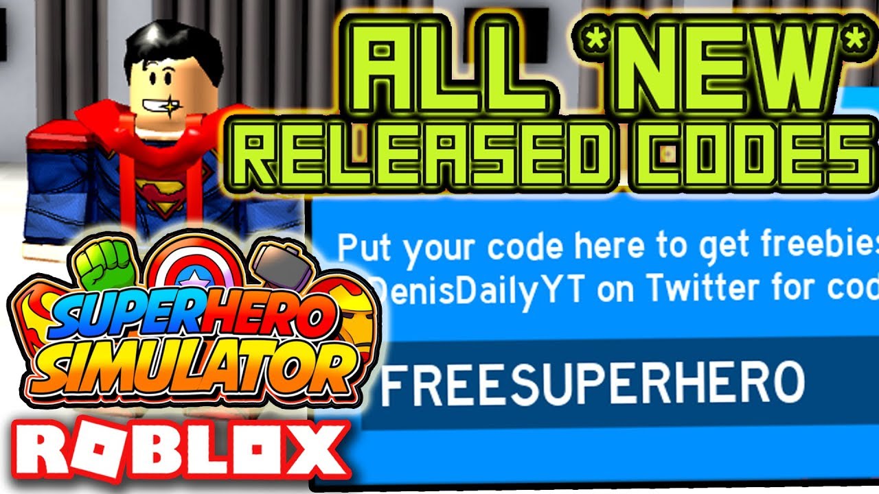 all-new-superhero-simulator-release-working-codes-roblox-youtube