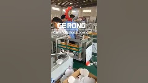 Automatic KN95 N95 3D disposal mask making machine in stock video