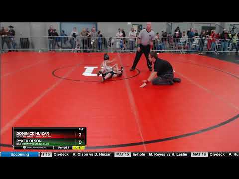 FLY 51-64 Ryker Olson Bad Draw Wrestling Club Vs Dominick Huizar Victory Wrestling- Central