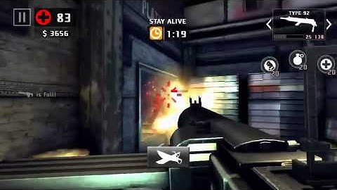 Dead trigger 2 type 92 plus minigun gameplay defend level 51