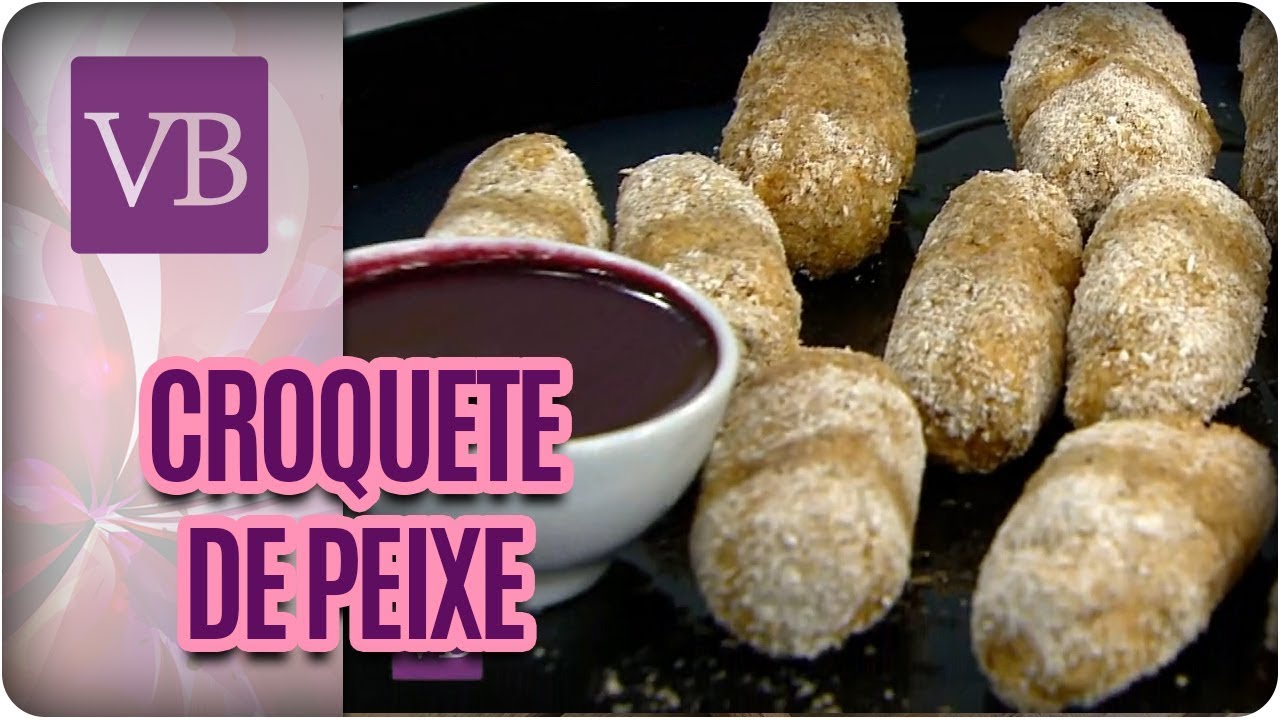 vida saudável herbalife Croquete de peixe com molho de açaí - Você Bonita (16/02/18)