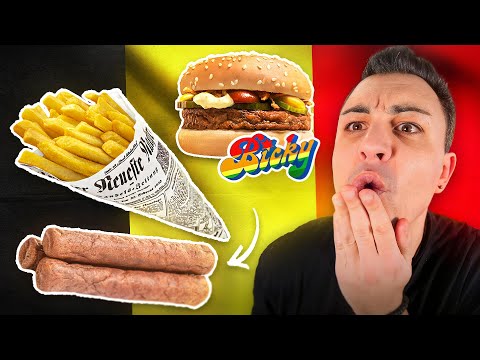 Je Teste Les MEILLEURS FAST FOOD De Belgique Frite Belge 