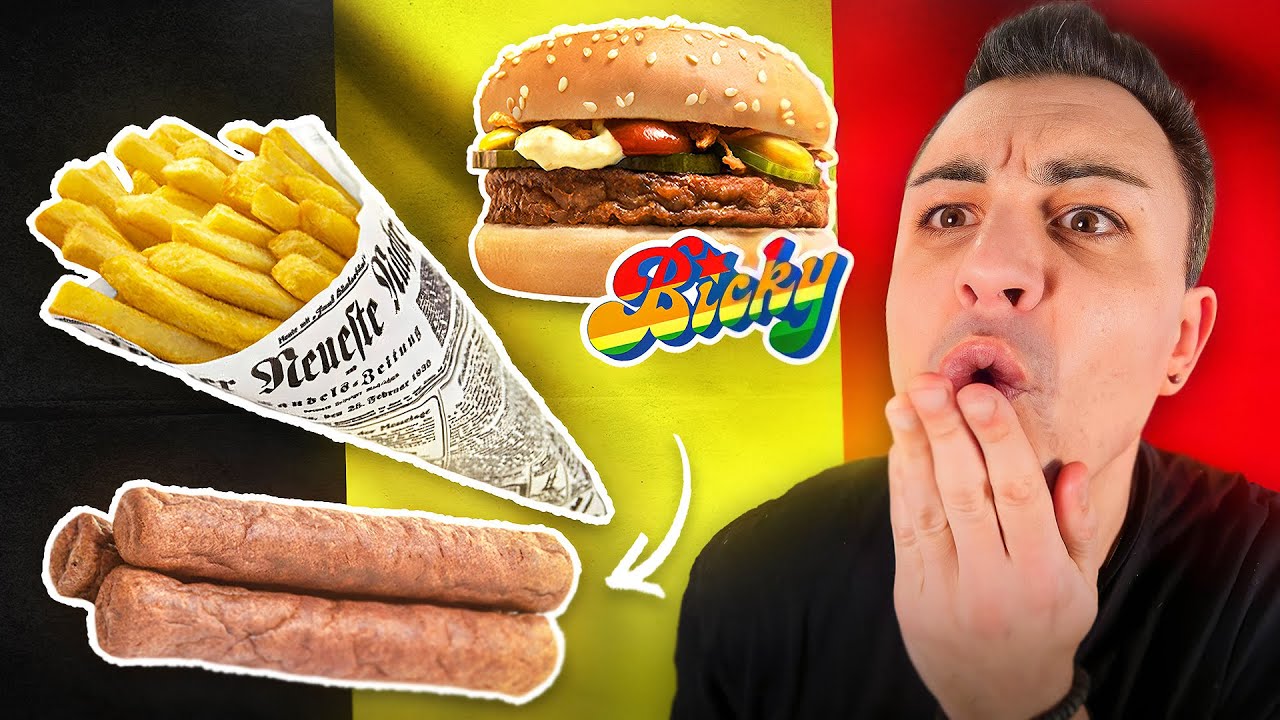 Je teste les MEILLEURS FAST FOOD de Belgique ! (frite belge)