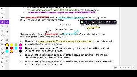2019 Module 1 Problem 12 Algebra 1 PDE Item and Scoring Sampler