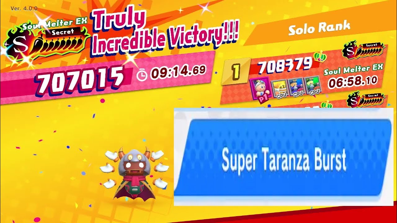 Kirby Star Allies: Soul Melter EX - Taranza in 