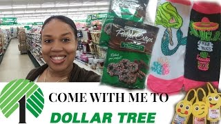 COME WITH ME TO DOLLAR TREE--- LONG WALK THRU =) ** NEW GOODIES