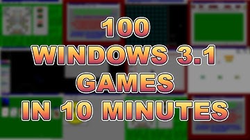 100 Windows 3.1 Games in 10 Minutes