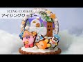 カービィのホワイトクリスマス❄️アイシングクッキー(ステンドグラスクッキー)┃Icing Cookies(Stained Glass Cookies) of KIRBY《Christmas》