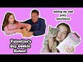 Making a VALENTINE’S Day COOKIE House! *juicy questions*